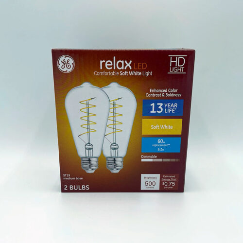 GE 60w Vintage LED bulbs